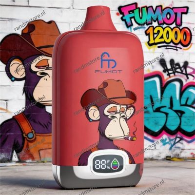 Fumot Digital Box 12000 Apple Berry Blast-smaak - RandM Tornado NL