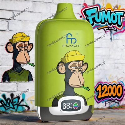 Fumot Digital Box 12K Blueberry Kiwi Smaak - RandM Tornado NL