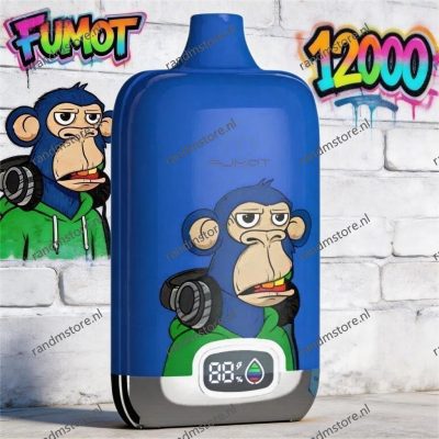 Fumot Digital Box 12K Blueberry Raspberry Smaak - RandM Tornado NL