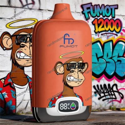 Fumot Digital Box 12000 Cherry Cola Smaak - RandM Tornado NL