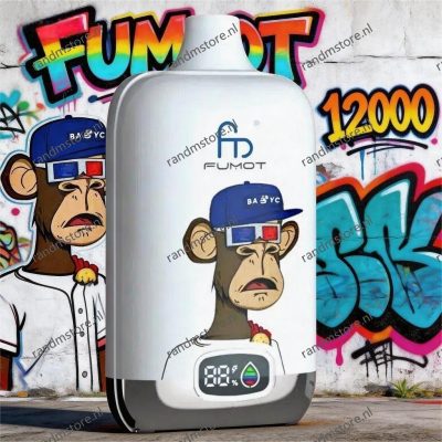 Fumot Digital Box 12000 Cool Mint Smaak - RandM Tornado NL