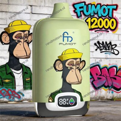 Fumot Digital Box 12000 Lemon & Lime Smaak - RandM Tornado NL