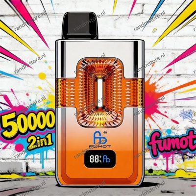 Fumot ECO 2in1 50k Grape Gummy Bear & Strawberry Gummy Bear Smaak - RandM Tornado NL