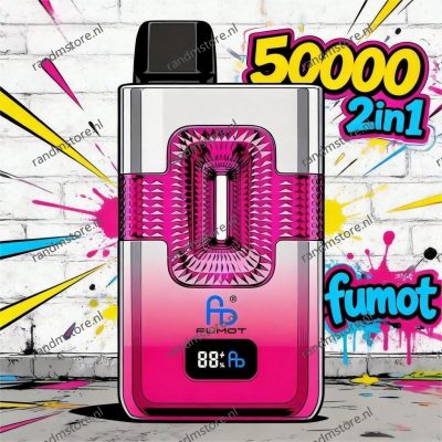 Fumot 50K 2in1 Gummy Bear & Skittles Smaak - RandM Tornado NL