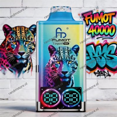 Fumot 40000 Leopard Blackberry Red Raspberry Smaak - RandM Tornado NL