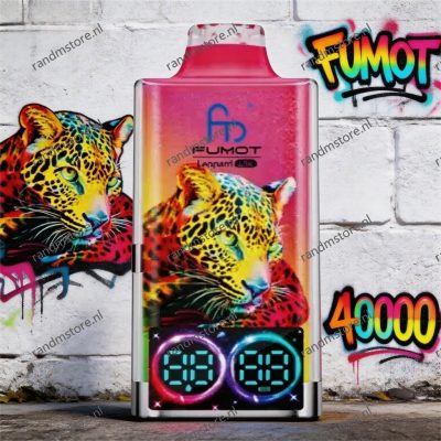 Fumot Leopard 40K Cherry Watermelon Freeze Smaak - RandM Tornado NL