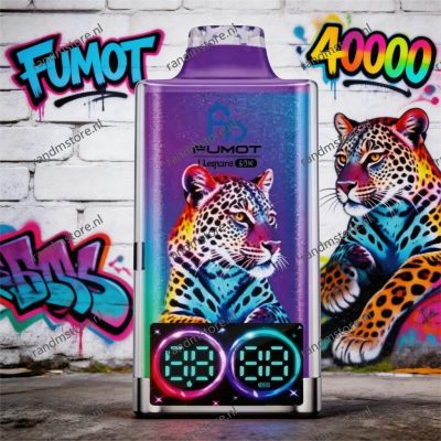 Fumot Leopard 40000 Dr Blue Smaak - RandM Tornado NL