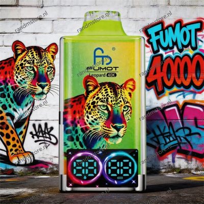 Fumot Leopard 40K Kiwi Passion Fruit Guava Smaak - RandM Tornado NL