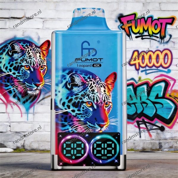 Fumot Leopard 40000 Mixed Berries smaak - RandM Tornado NL