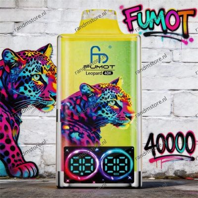 Fumot Leopard 40000 Pink Lemonade Smaak - RandM Tornado NL