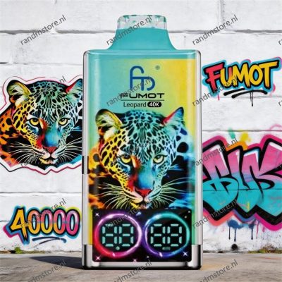 Fumot 40k Leopard Strawberry Banana Smaak - RandM Tornado NL