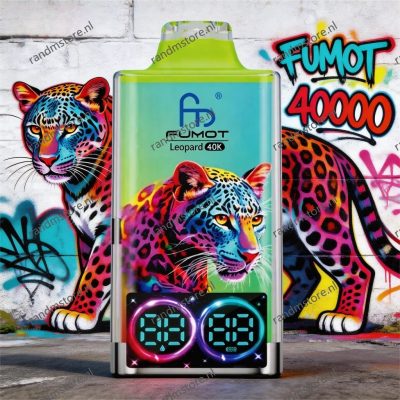Fumot Leopard 40000 Watermelon Ice Smaak - RandM Tornado NL