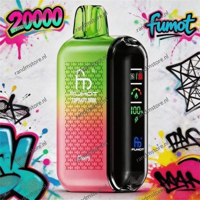 Fumot Tornado 20000 Cherry Smaak - RandM Tornado NL