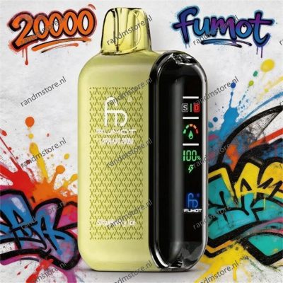 Fumot Tornado 20000 Strawberry Ice-smaak - RandM Tornado NL