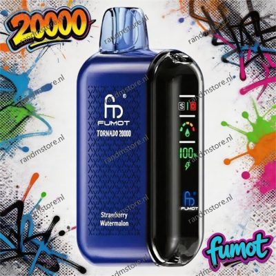 Fumot 20000 Strawberry Watermelon Smaak - RandM Tornado NL