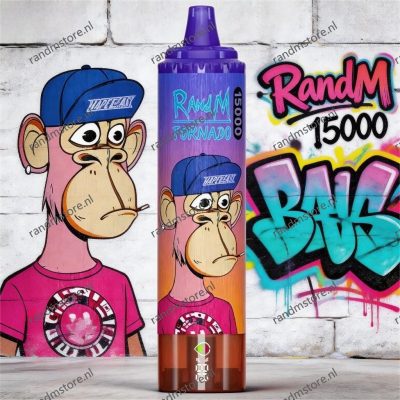 Randm 15000 Blueberry Cherry Cranberry Smaak - RandM Tornado NL