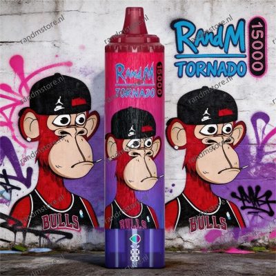 Randm Tornado 15000 Bluesour Raspberry Smaak - RandM Tornado NL