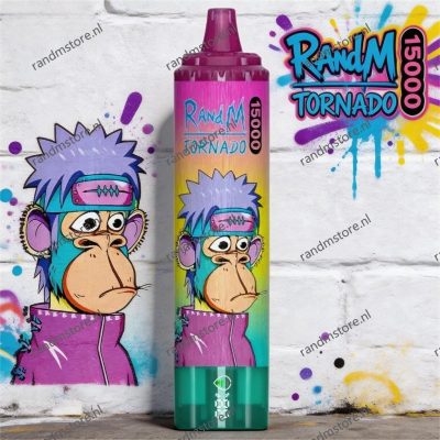 Randm Tornado 15000 Strawberry Ice Smaak - RandM Tornado NL
