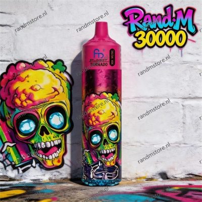 Randm Tornado 30k Music Banana Ice-smaak - RandM Tornado NL