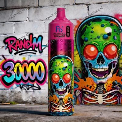 Randm Tornado 30000 Music Blue Razz Ice Smaak - RandM Tornado NL