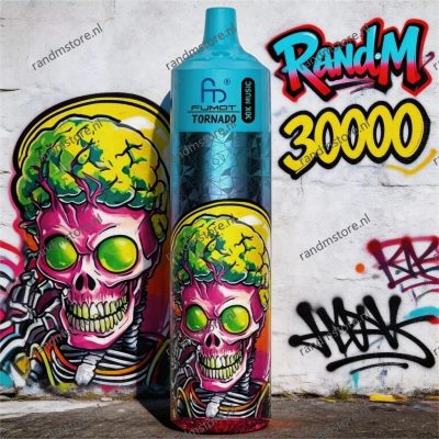 Randm Tornado 30000 Music Cool Mint smaak - RandM Tornado NL